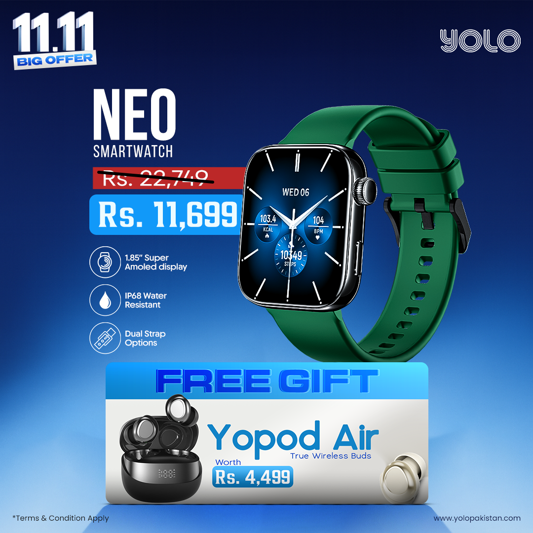 YOLO Neo Smartwatch in Pakistan