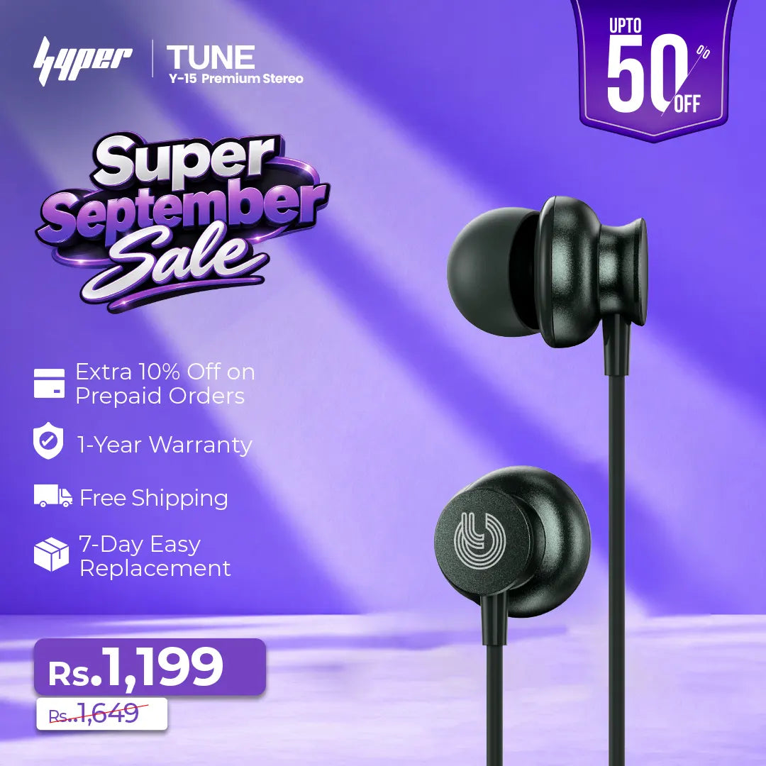 Tune Premium Stereo Earphone (Y-15)