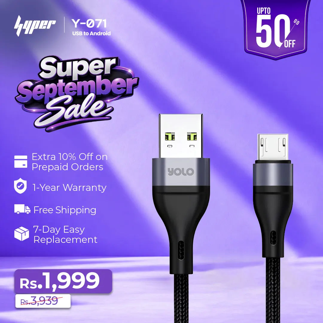 Y-071 USB to Micro Cable Fast Charging Cable