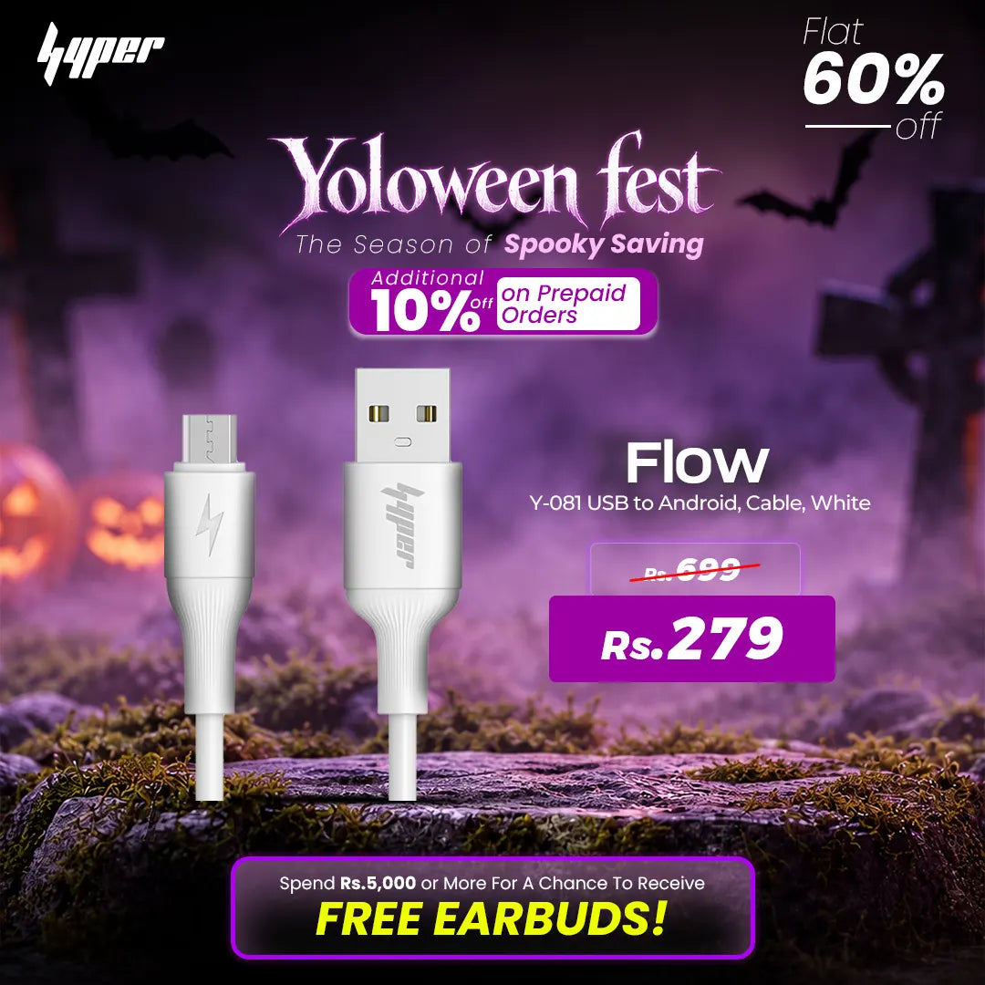 FLOW USB to Micro USB Charging Cable (Y-081)