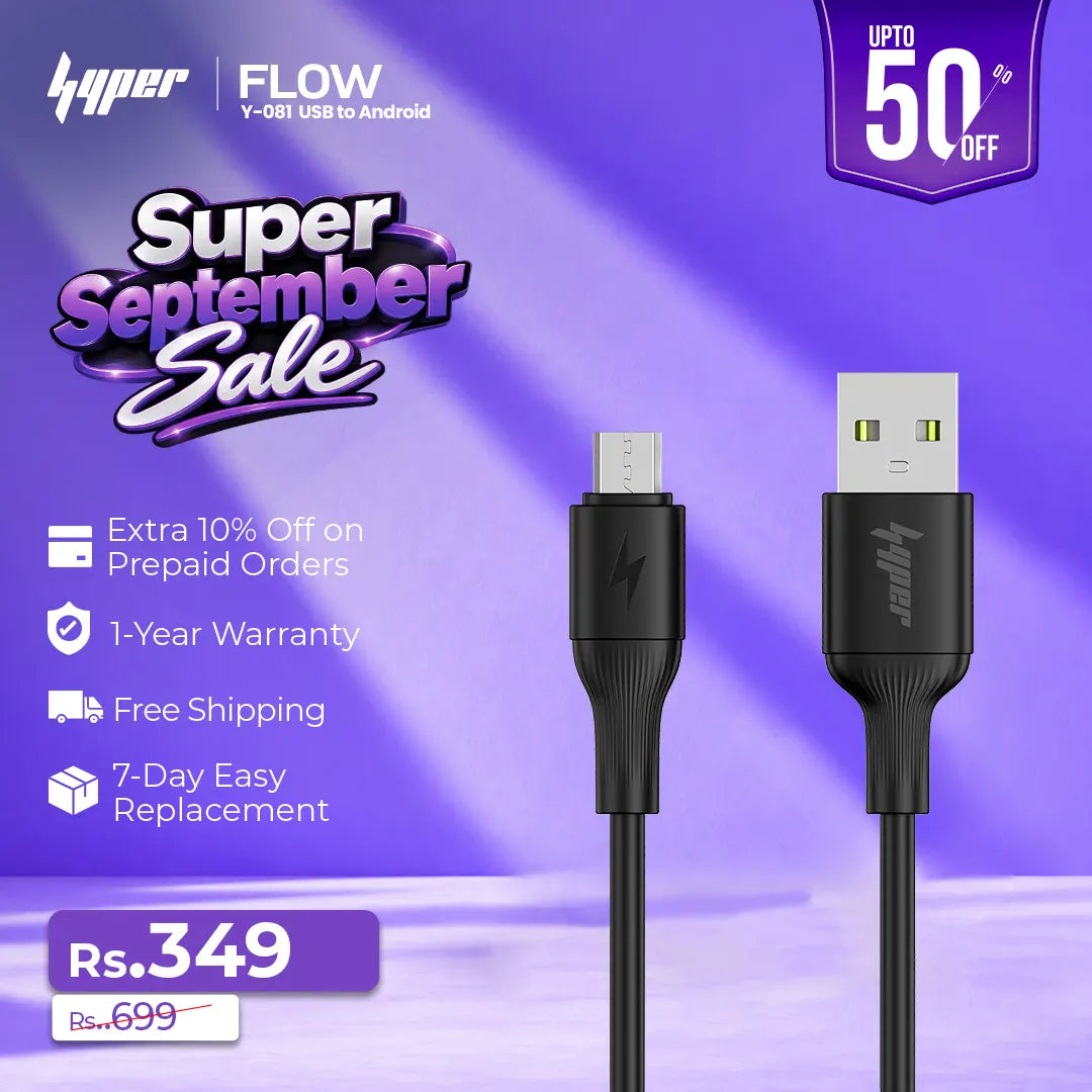 FLOW USB to Micro USB Charging Cable (Y-081)