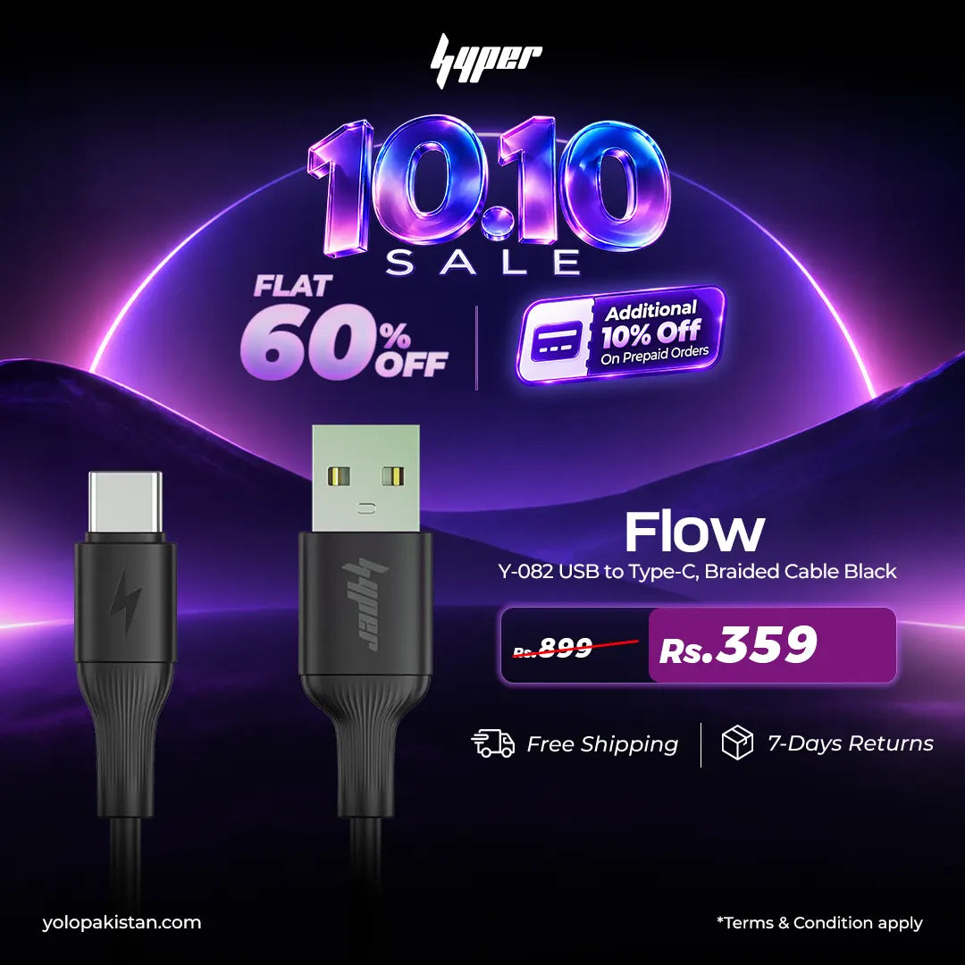 FLOW USB to Type C Charging Cable (Y-082)