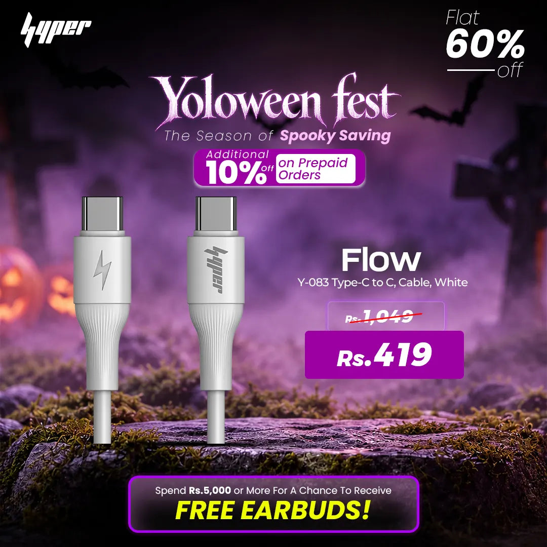 FLOW Type C to Type C Charging Cable (Y-083)