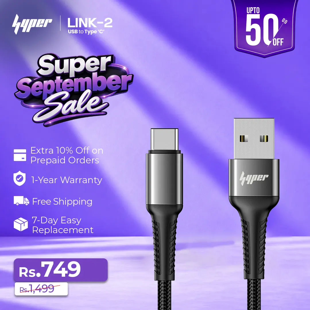 LINK-2 USB to Type C Charging Cable (Y-084)