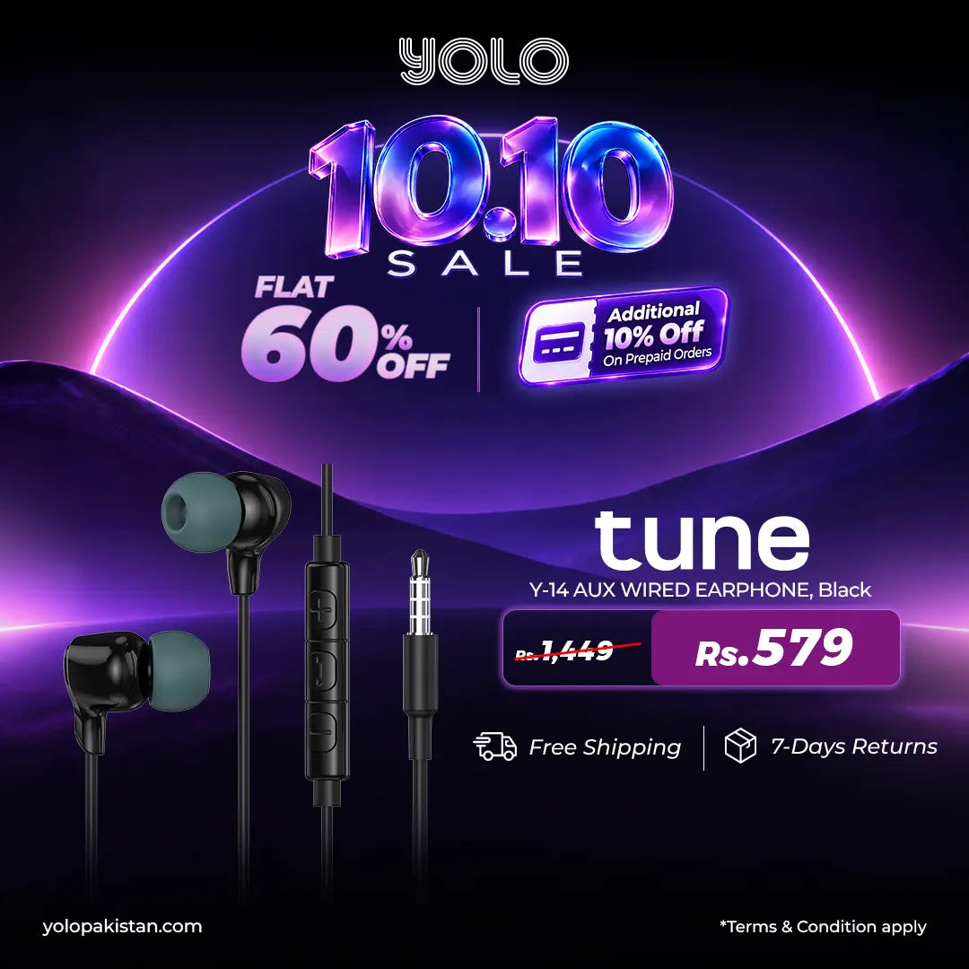 Tune Premium Stereo Earphone (Y-14)