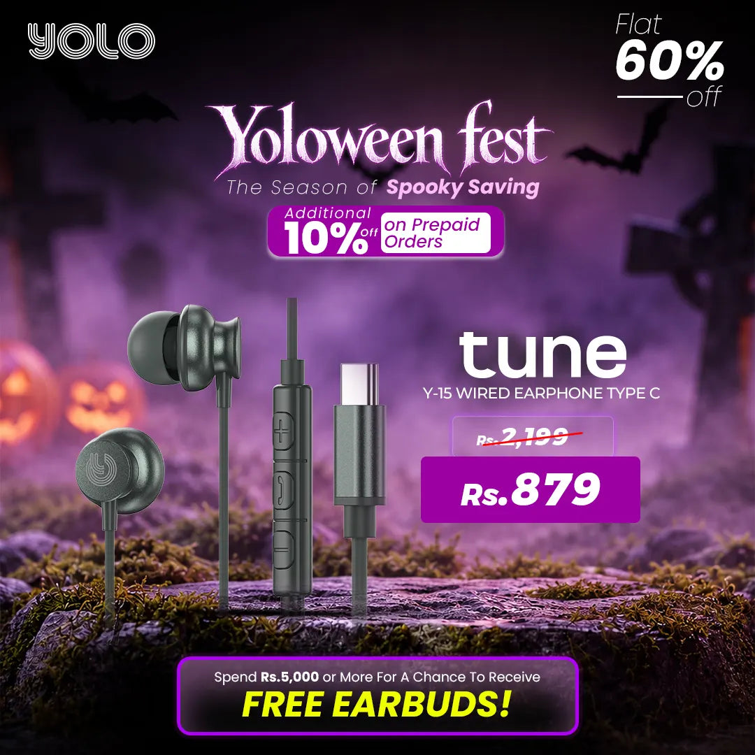 Tune Premium Stereo Earphone (Y-15)