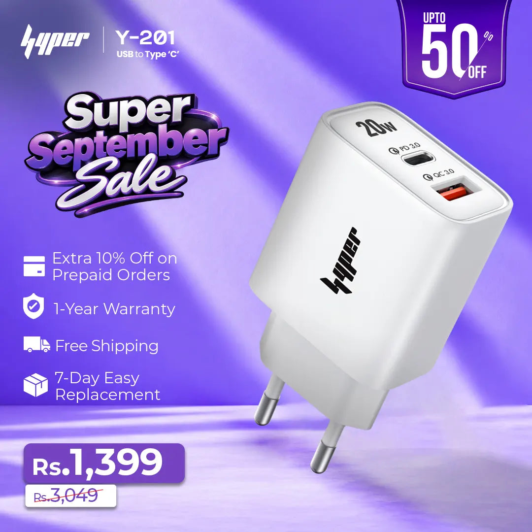Super Fast USB to Type C Charger Set (Y-201)