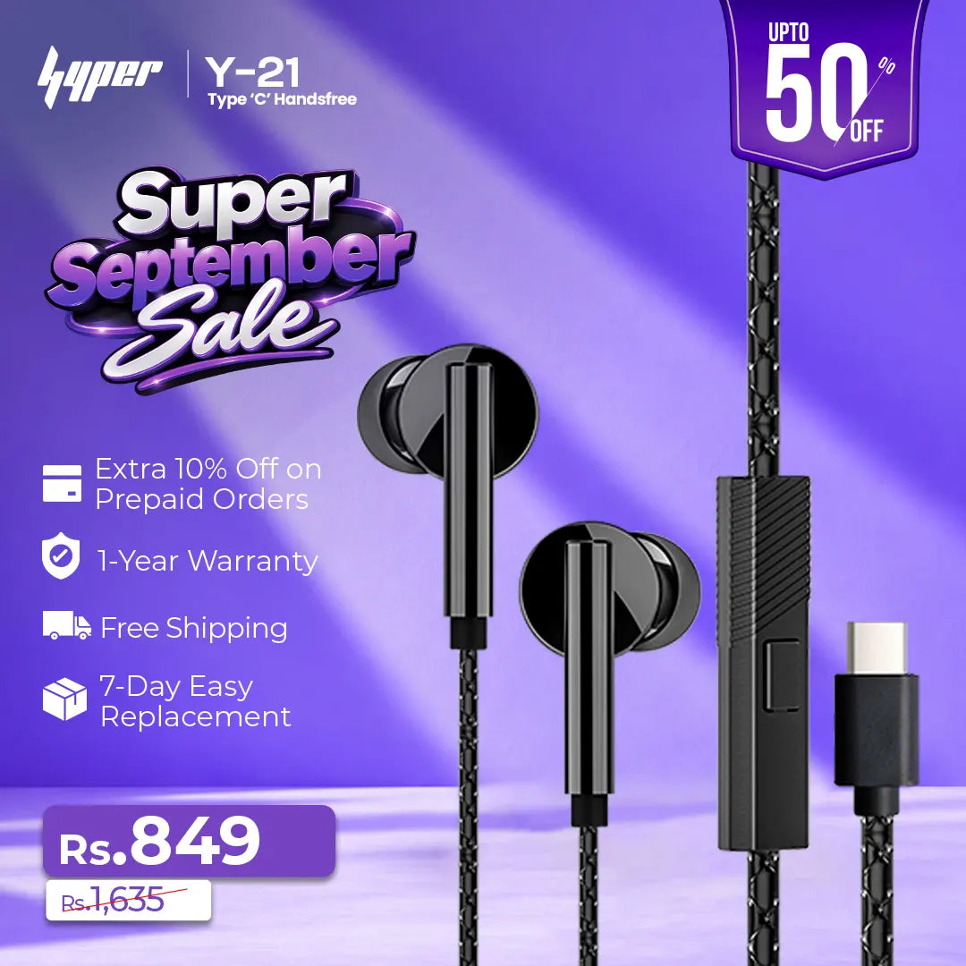 Type-C Stereo Handsfree (Y-21)